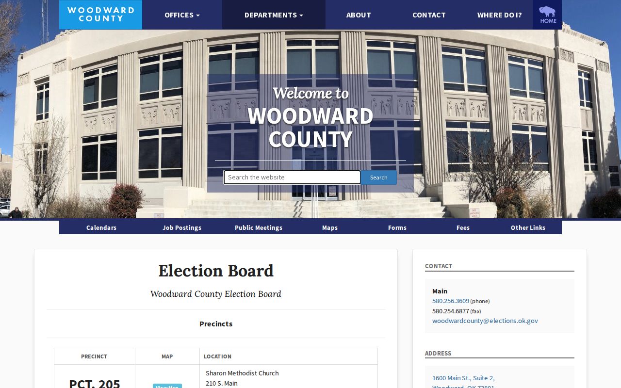 Woodward County warrant records Fort Supply civic location context